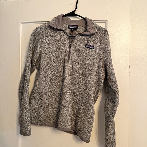 Patagonia | Women's Better Sweater® 1/4-Zip Fleece | Grey - Picture 6 of 6